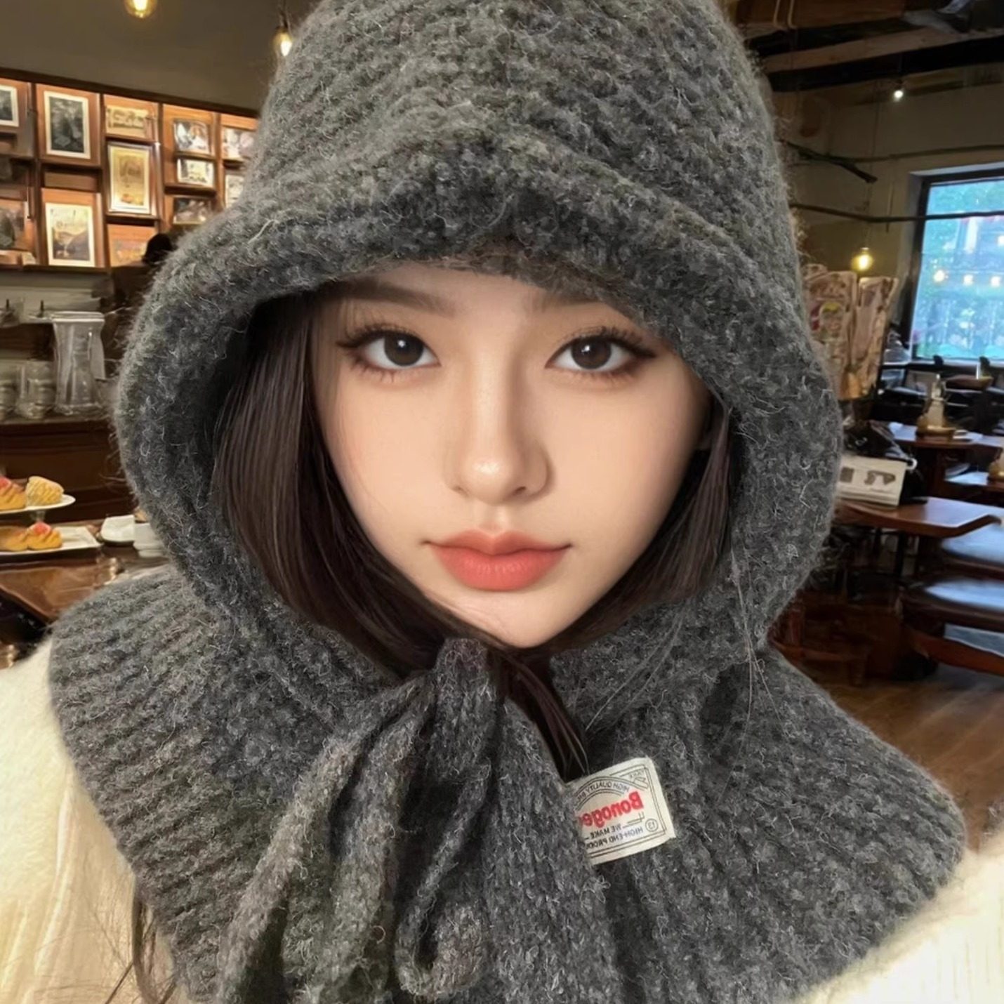 巴拉克拉法针织帽子女秋冬季围脖一体套头帽防寒保暖毛线帽护耳吗,服饰配件/皮带/帽子/围巾,二件套,淘宝优惠券,粉丝福利购,淘宝优惠卷