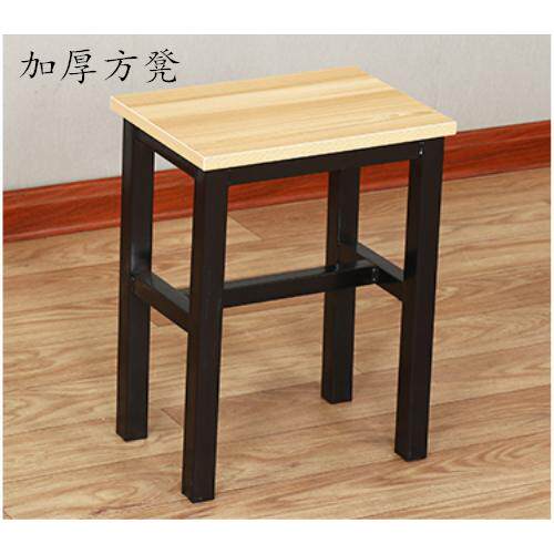 车间凳子工厂流水线操作凳工作凳钢木小方凳快餐铁凳子培训金属凳
