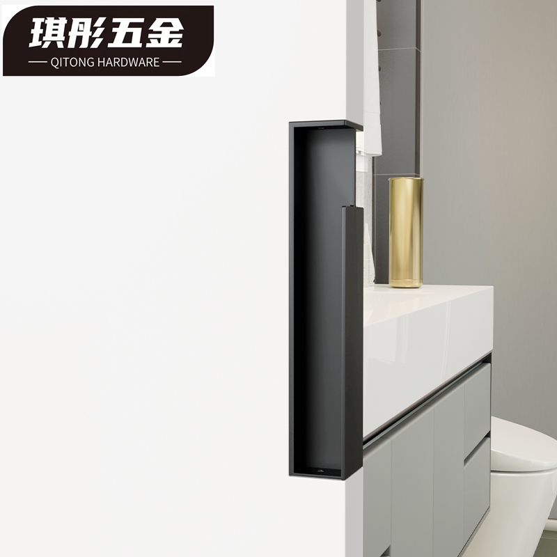 铝合金100/240/1100移门口袋拉手图片