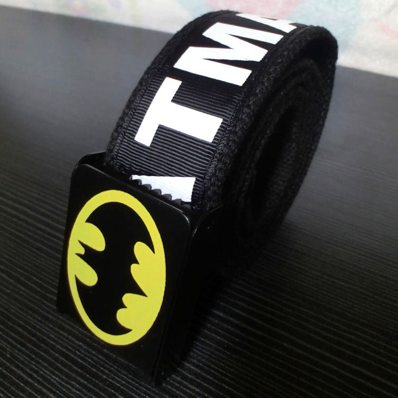 潮牌自动扣帆布腰带男士学生休闲裤带韩版街头平滑无孔皮带青少年