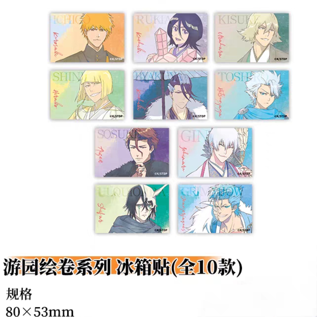 正版 BLEACH死神快闪限定  游园绘卷冰箱贴 上海全国首展周边现货