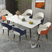 北欧轻奢餐椅家用现代简约餐厅靠背洽谈椅子卧室网红化妆美甲凳子