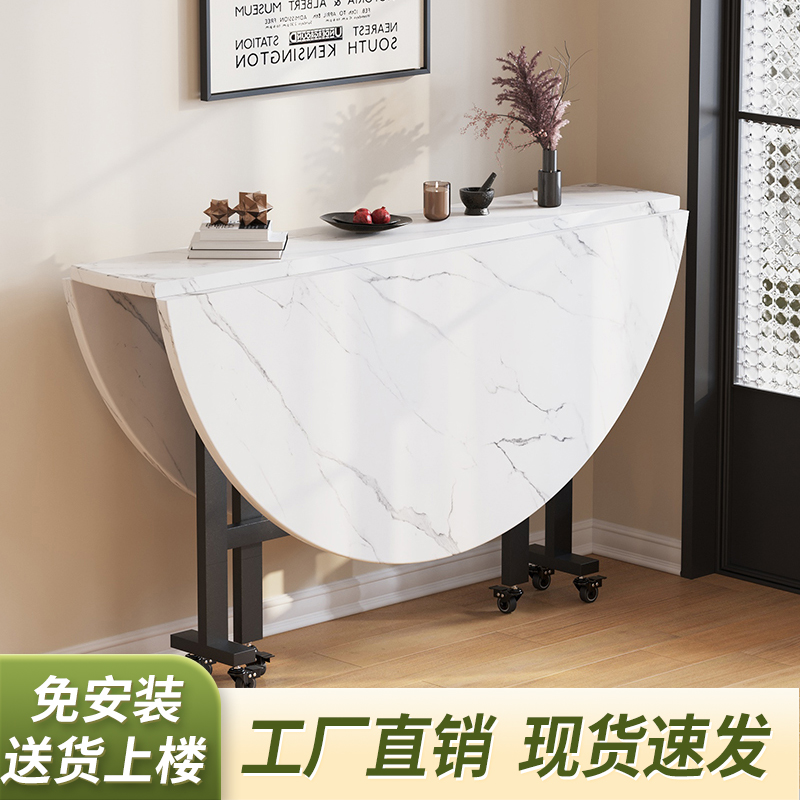 【小红书推荐】家用带转盘折叠桌
