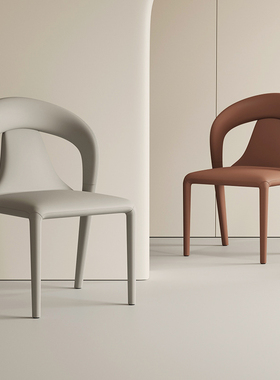 设计师款餐椅家用轻奢高级感餐厅椅子软包靠背凳子现代简约餐桌椅
