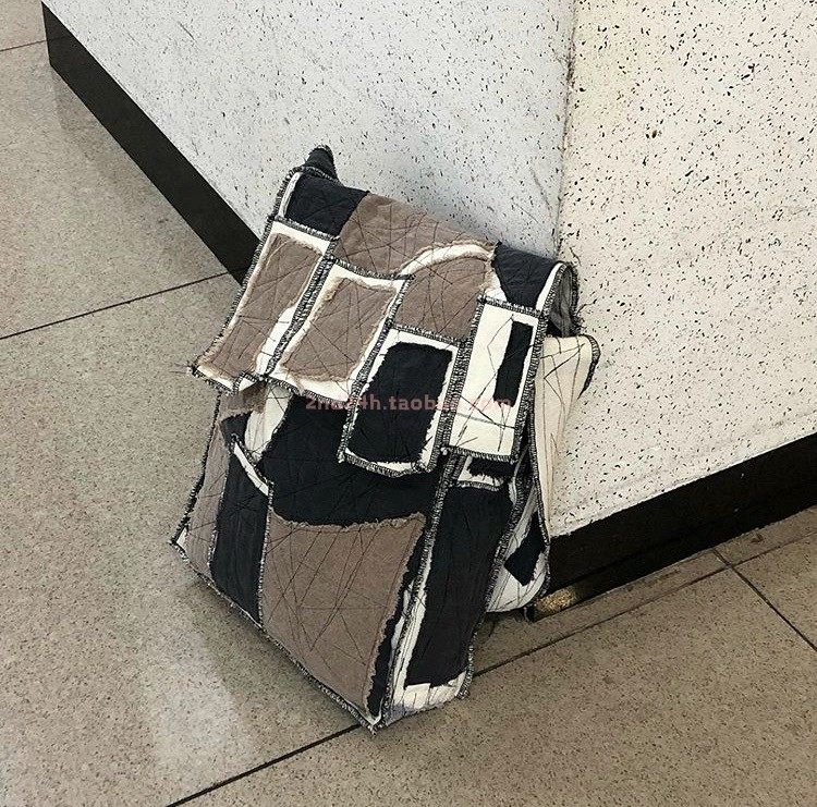 jaeyoononaka手绘倒塌韩国斜挎包