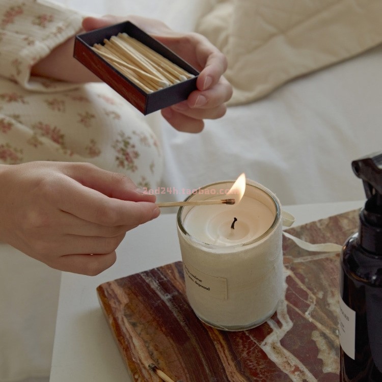 布艺安神百搭风韩国香熏蜡烛