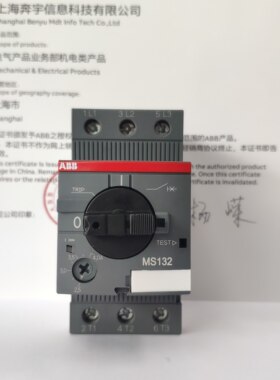 ABB电动机保护用断路器MS132-4.0 可调范围2.5-4.0A进口替代MS325