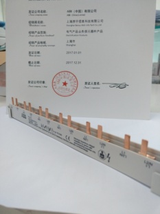 12齿适用于SH202及GSH201等2P断路器德国进口 ABB汇流排PS