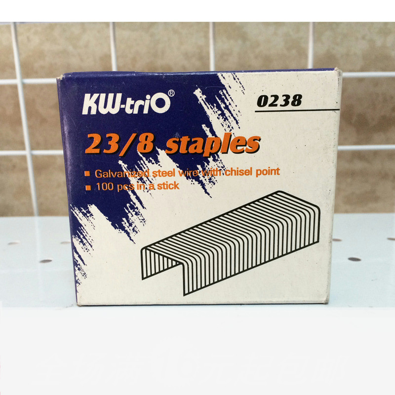 可得优23/8订书针 可订60张 0238加厚订书钉大号厚层订书针