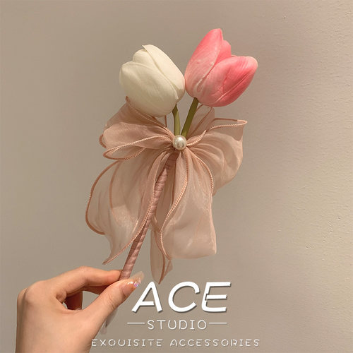 教师节礼物郁金香花笔手工礼品