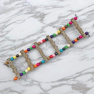 花椒木鹦鹉玩具攀爬梯啃咬云梯磨牙鸟笼站架站杠吊桥站棍秋千包邮