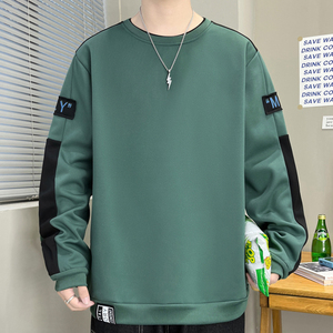 秋款男士圆领卫港风学生潮流上衣打底衫Y2150P26图片