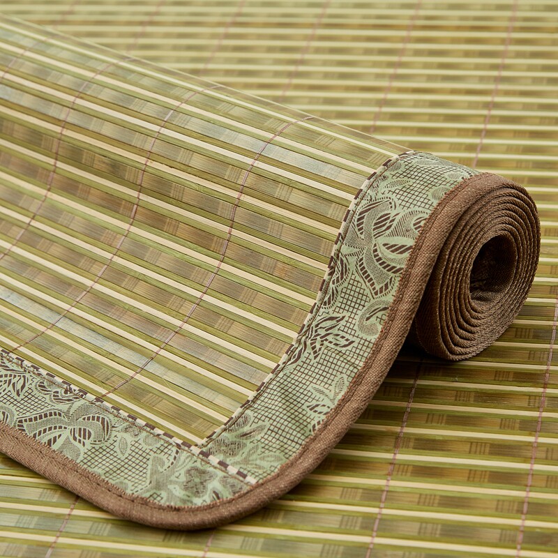 头青竹子凉席竹席加硬高级竹凉席夏天1米5床上一米二折叠夏季新款