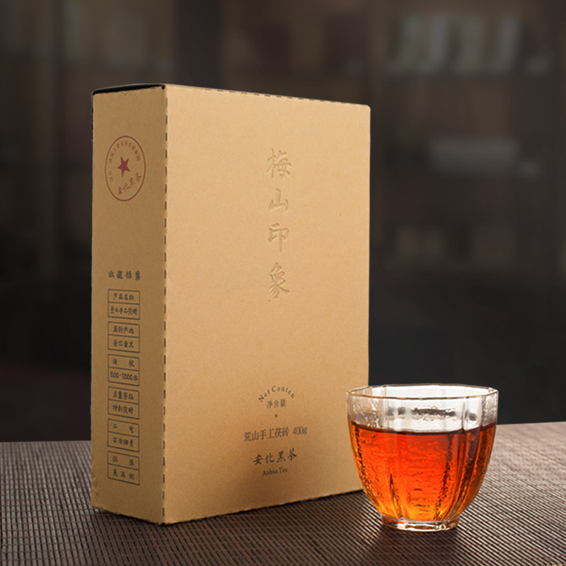 国津安化黑茶金花茯砖