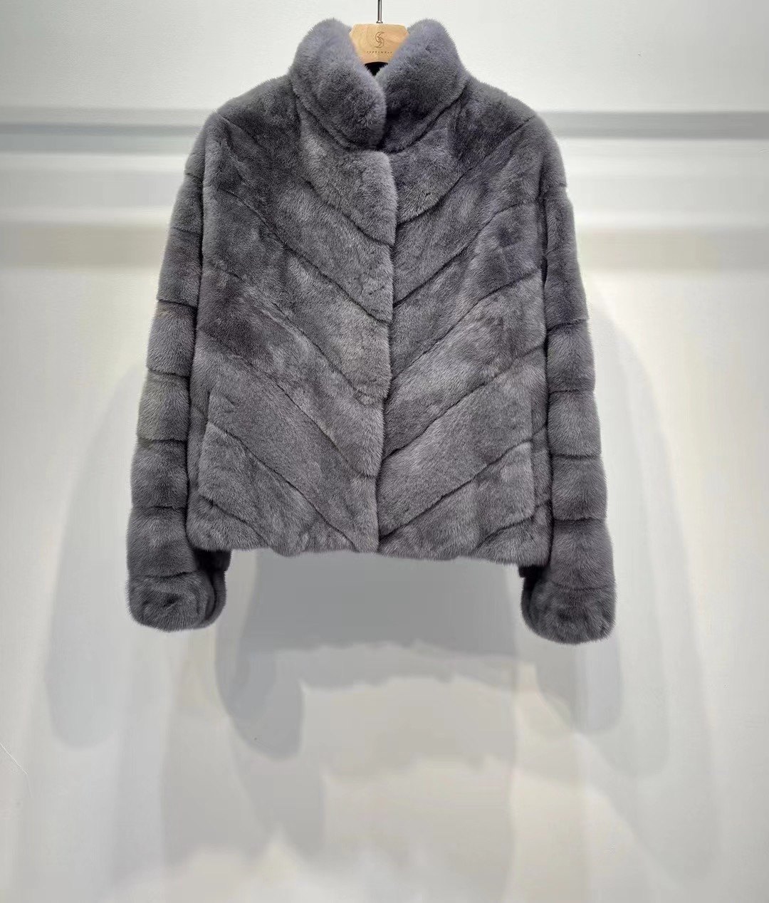 哥本哈根进口天水貂貂皮大衣外套 高级感经典简单短款保暖皮草女