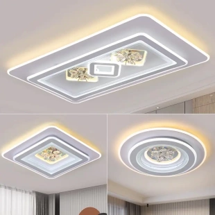 卧室灯网红led吸顶灯现代简约大气客厅灯主卧房间灯具 2025年新款