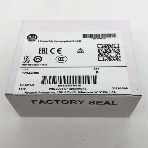 1734-IB8S输入模块罗克韦尔Allen-Bradley全新现货1734IB8S