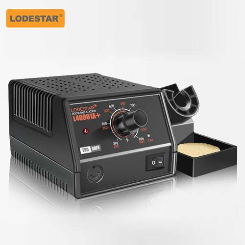 LODESTAR乐达数显可调温控温恒温电烙铁电焊台套装工具L40800A+