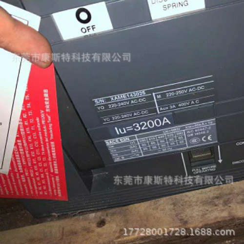 ABB 全新断路器E3S/3200 R3200 PR121/P-LSIG WMP 4P现货实拍议价