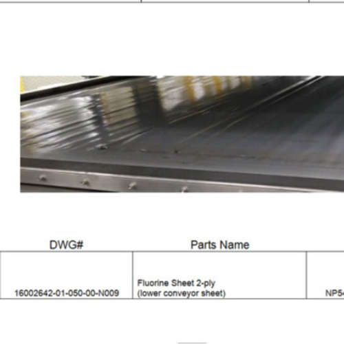 NPC America  层压机，下部输送板，NP543（棕色） 1820X4690