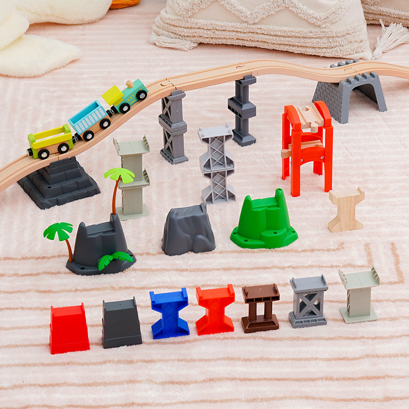 木质轨道配件塑料桥墩木质桥轨道配件散件木头桥墩兼容BRIO,玩具/童车/益智/积木/模型,电动/遥控轨道,淘宝优惠券,粉丝福利购,淘宝优惠卷