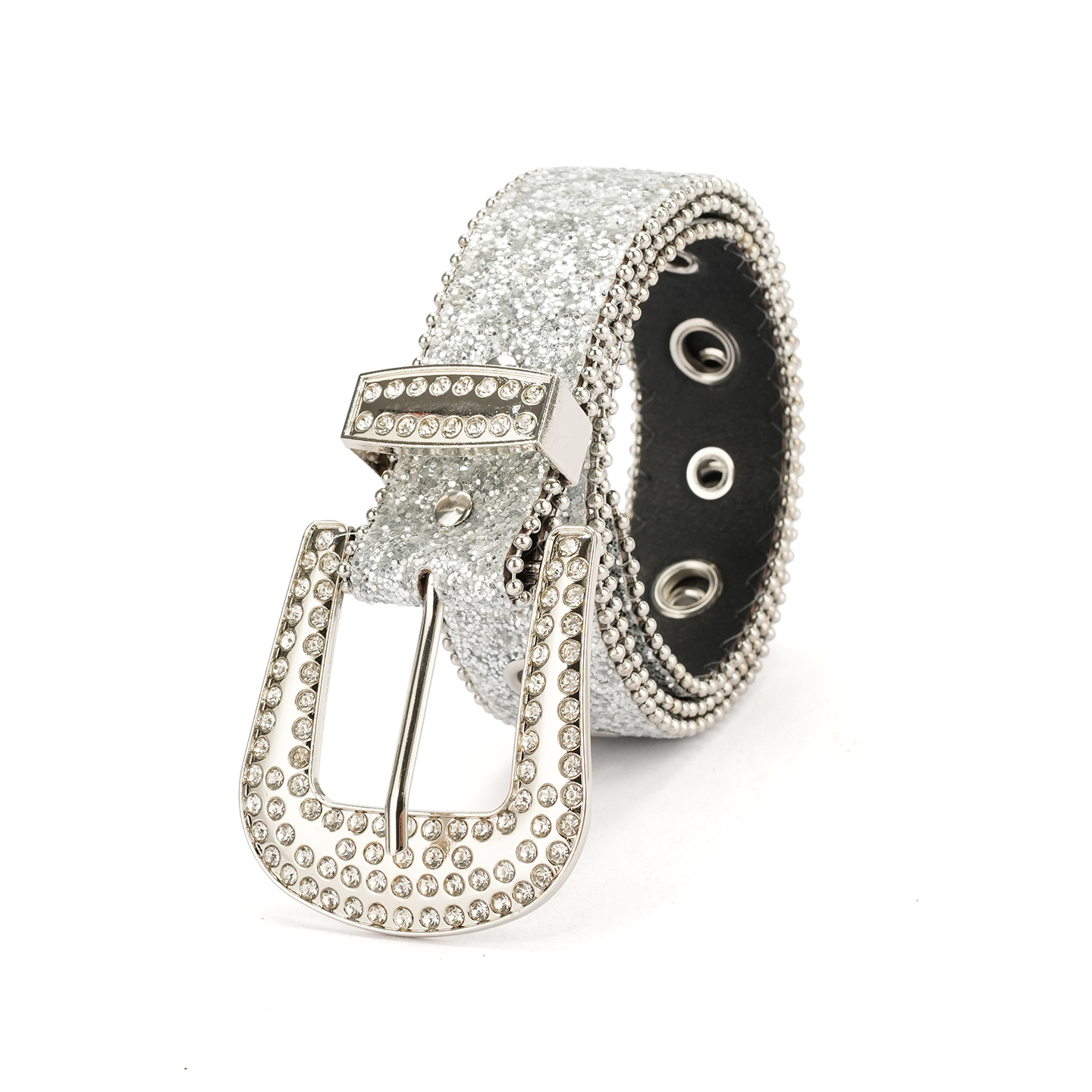 闪钻腰带女士y2k千禧辣妹风水钻皮带女款牛仔裤装饰水钻 裤子皮带