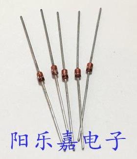 全新稳压二极管 1N4764A ZPY100 1W 100V 红色玻璃 质量保证
