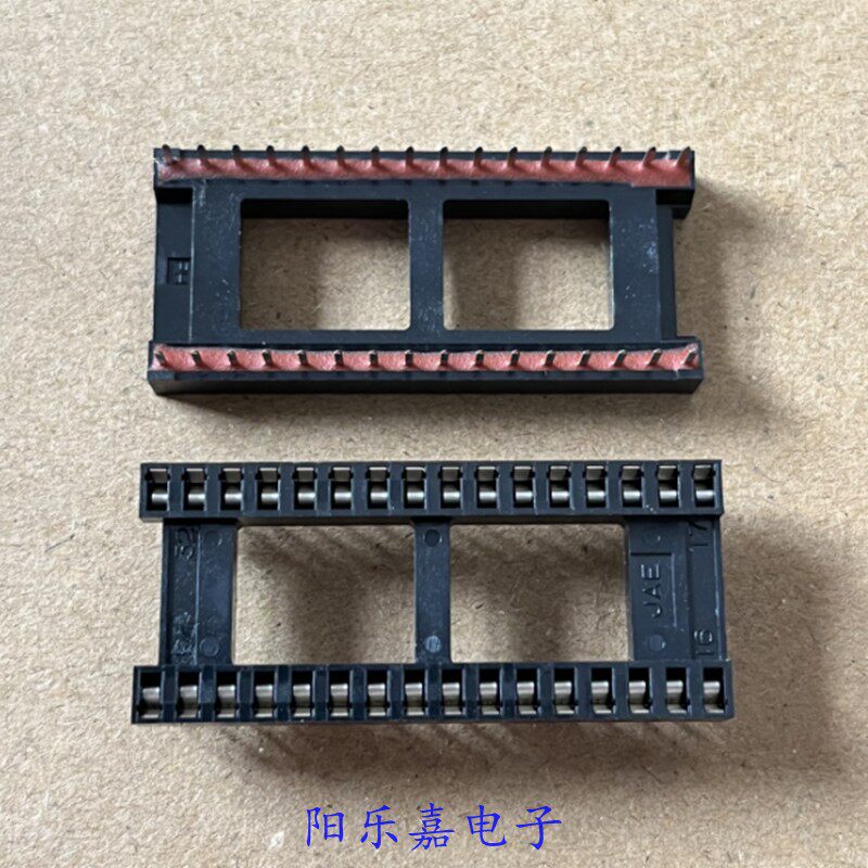 全新进口ic插座 32p集成电路插座 dip-32脚插槽 宽体底座
