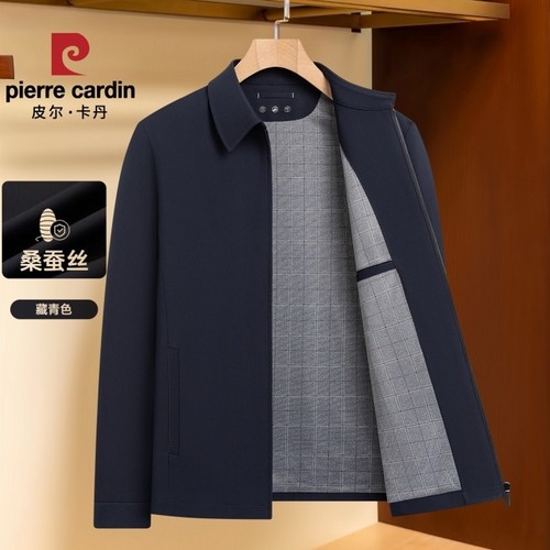 皮尔卡丹中老年夹克商务休闲外套