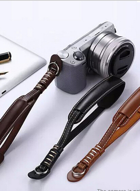 相机手带适合微单a6300a7富士XA3 X100手腕带80d7000单反手绳