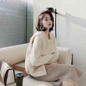 仿貂毛马夹背心坎肩外搭春秋冬小短款 皮草马甲2025年新款 女年轻款