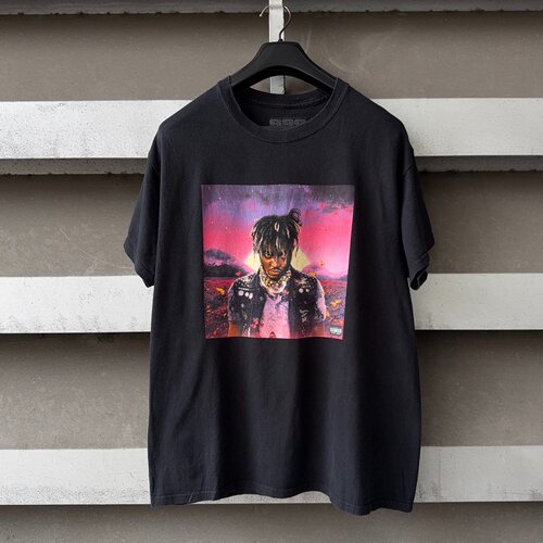 XXXTentacion歌手暗黑chic嘻哈美式复古hiphop潮流落肩情侣半袖