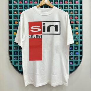 半截袖 Nine T恤cityboy原宿风美式 Nails九寸钉乐队短袖 潮tee Inch