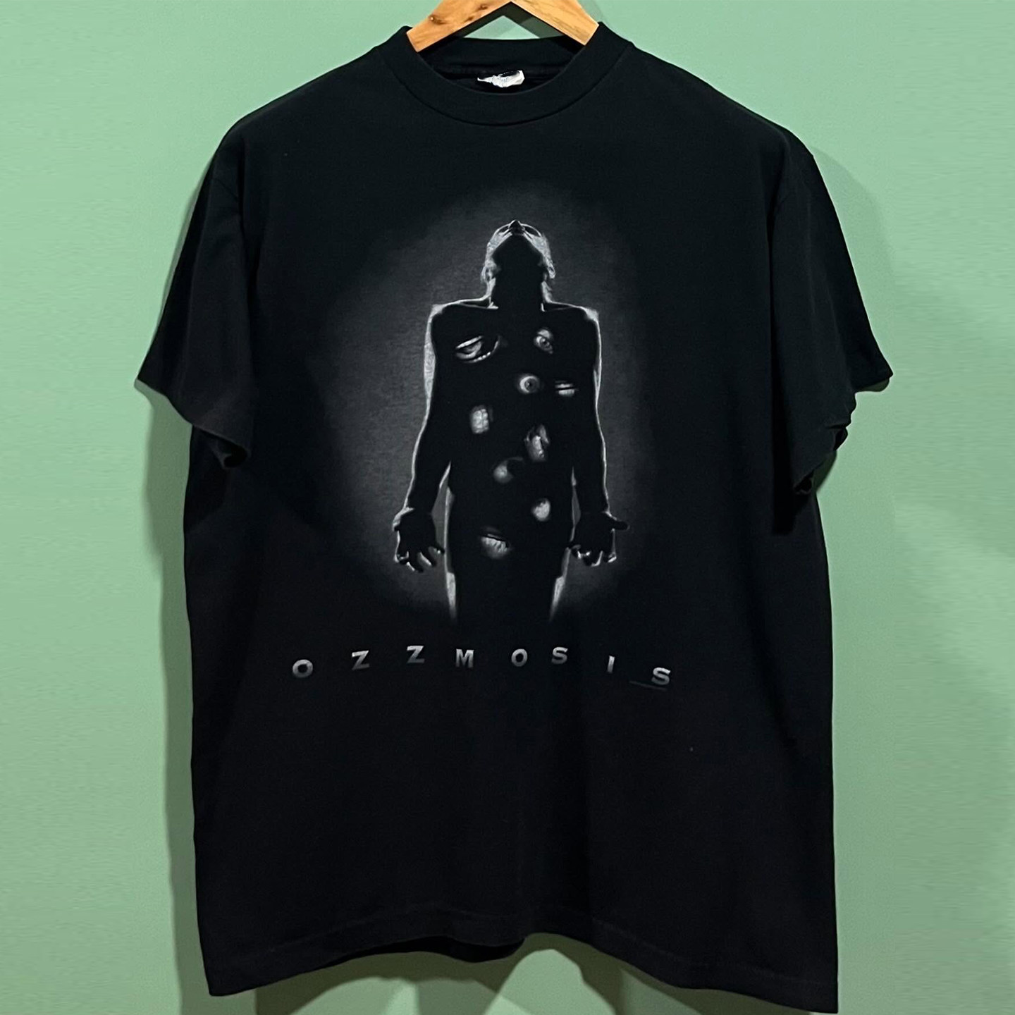 ozzmosis黑色安息日乐队专辑封面短袖t恤hiphop美式痞帅圆领潮tee