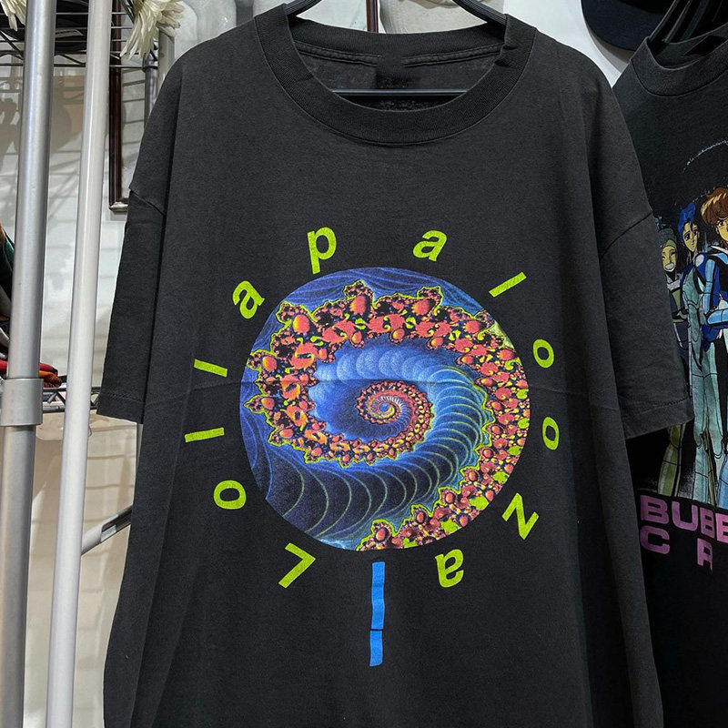 lollapalooza音乐节nin硬核butthole surfers摇滚乐队短袖潮流t恤