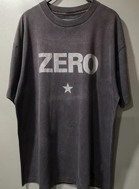 Smashing Pumpkins碎南瓜乐队摇滚五角星高街复古短袖男女质感T恤