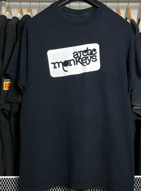 Arctic Monkeys北极猴子乐队街头简约chic嘻哈摇滚男女短袖T恤潮