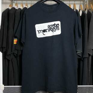 Arctic Monkeys北极猴子乐队街头简约chic嘻哈摇滚男女短袖T恤潮