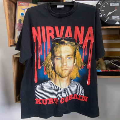 T恤vintage潮流印花重磅棉短袖