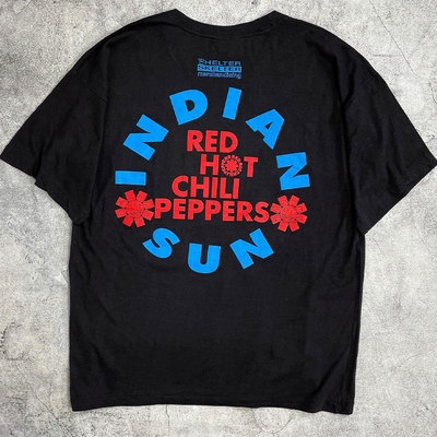 Red Hot Chili Peppers红辣椒摇滚乐队美式潮牌男短袖复古情侣T恤