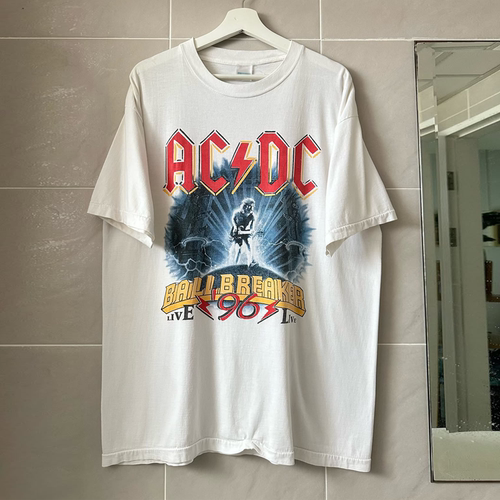 AC/DC摇滚乐队Ballbreaker美式复古波普艺术chic嘻哈纯棉男女半袖