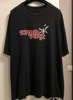 Linkin Park林肯公园乐队高街OS风vintage复古周边短袖男女T恤潮