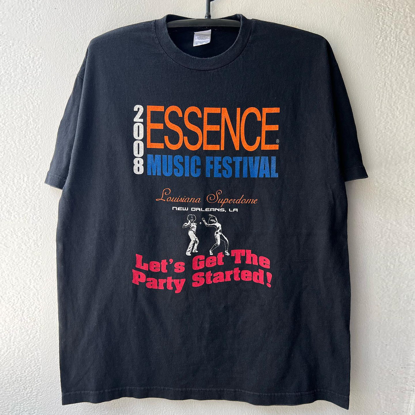 Essence Music Festival美式复古音乐节chic嘻哈哥特风短袖T恤潮