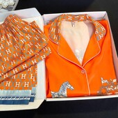 高级感家居服女礼盒装 桑蚕丝睡衣女春秋季 长裤 真丝长袖 2026年新款