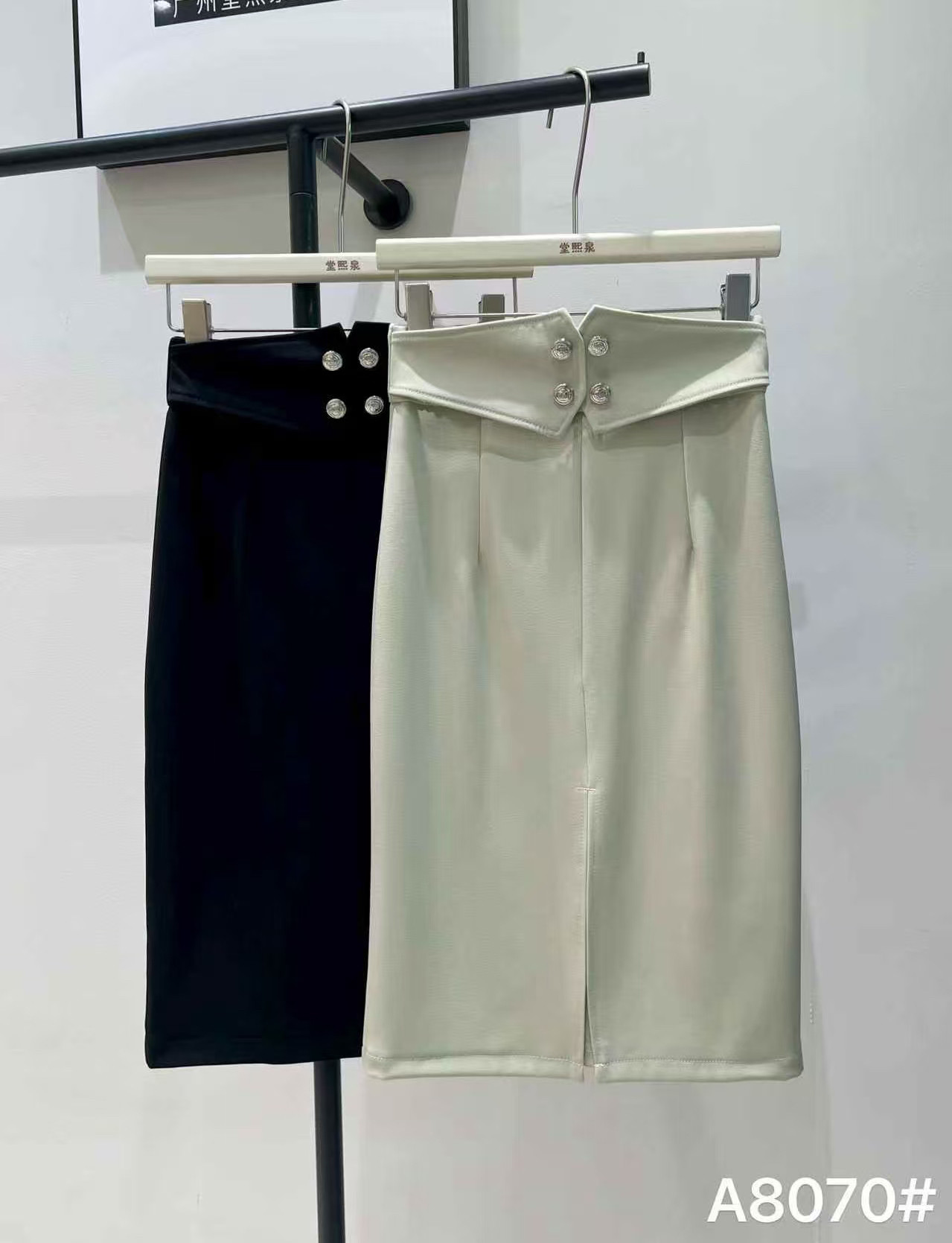【堂家TXQ】A8070裙子半身包臀中长泉熙女夏装