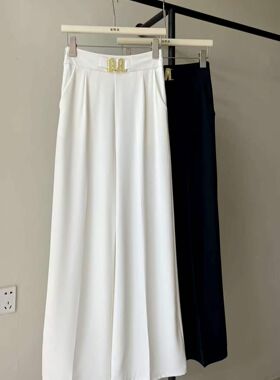 【堂家TXQ】A8093大脚直筒阔腿裤夏装泉熙正品女装