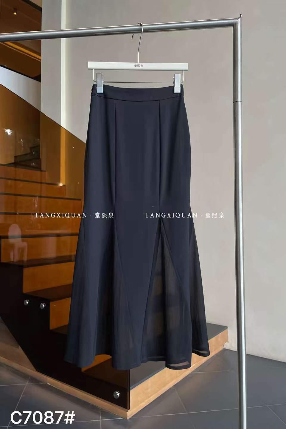 【堂家TXQ】C7087裙子半身包臀中长鱼尾裙泉熙女夏装