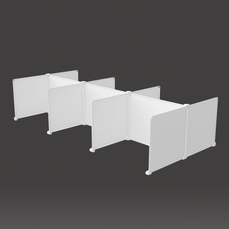 电脑桌隔断挡板连桌可用桌面隔离