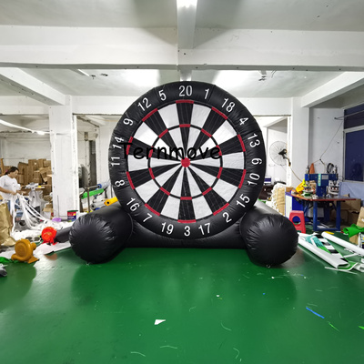 趣味运动会道具九宫格足球射门充气飞镖盘标靶俄罗斯方块拼图团建