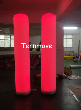 充气立柱灯箱圆模型酒吧手机开业店庆典招手迎宾人偶欢迎路引